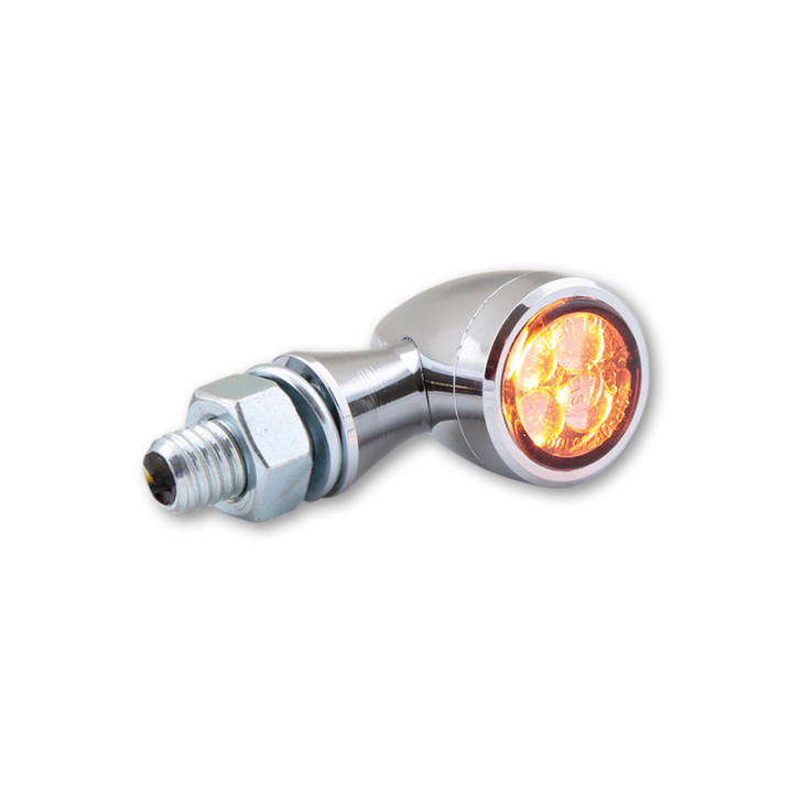 Clignotant LED Highsider smart Sixteen Bullet homologué - verre fumé - la paire 204-374