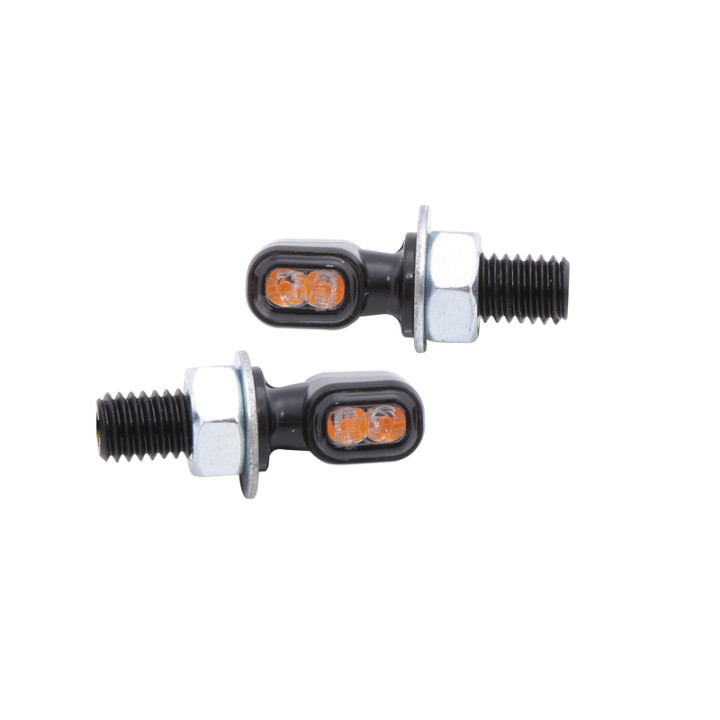 Clignotant LED Highsider smart Vision-TS homologué - verre fumé - la paire