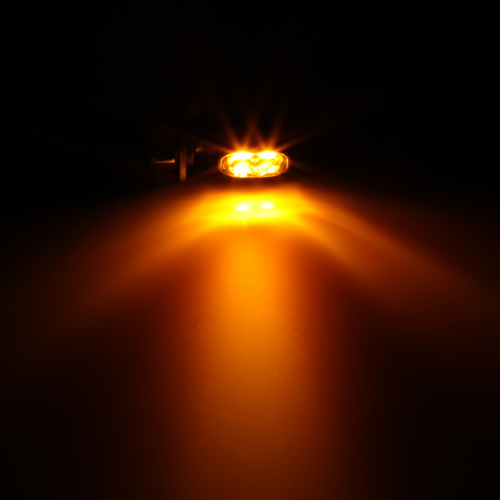 Clignotant LED Highsider smart Vision-TS homologué - verre fumé - la paire