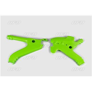 Protège cadre UFO vert Kawasaki KX | Oxmoto