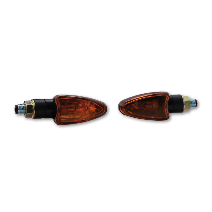 Clignotant Highsider smart Arrow Mini homologué - verre orange - la paire 203-551
