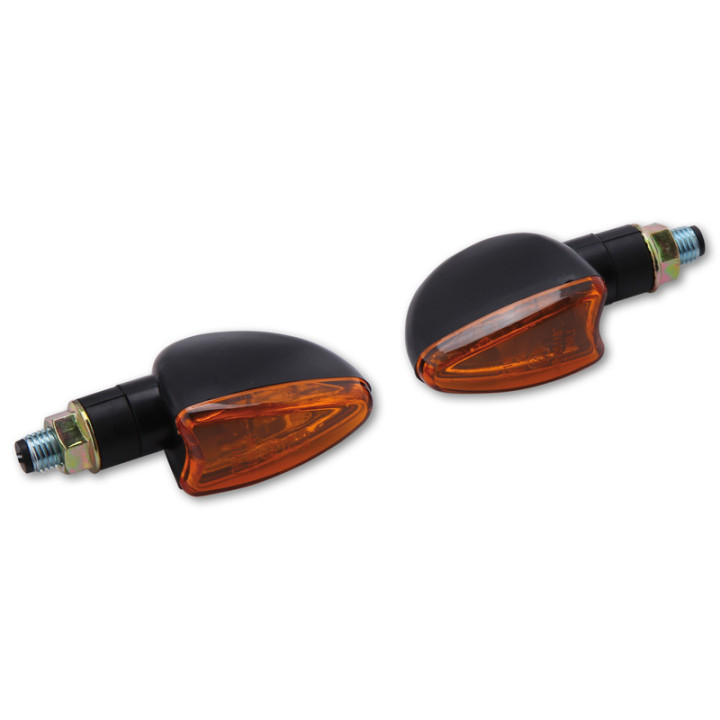 Clignotant Highsider smart Arrow Mini homologué - verre orange - la paire 203-551
