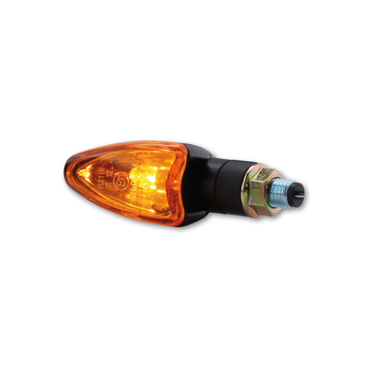 Clignotant Highsider smart Arrow Mini homologué - verre orange - la paire 203-551
