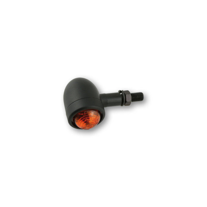Clignotant Highsider smart Old School Type 1 homologué - verre orange - la paire