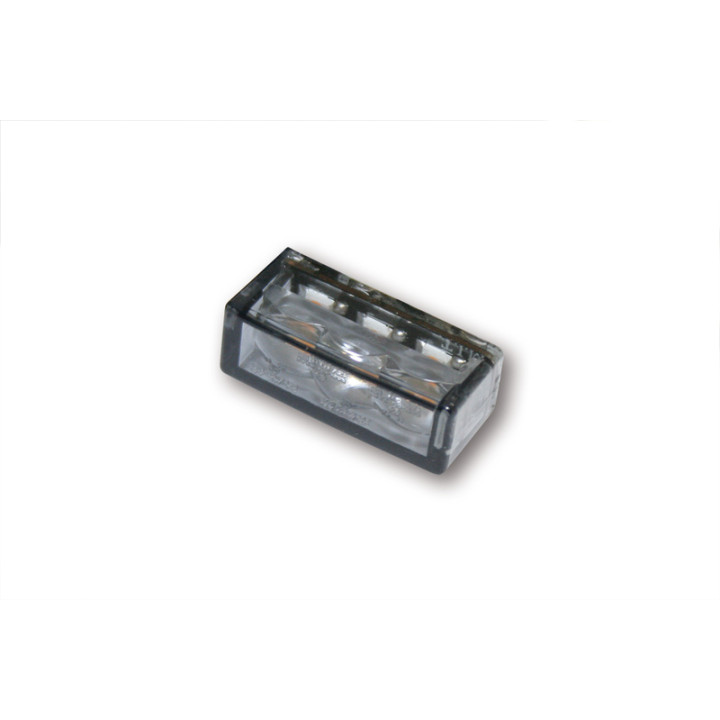 Clignotant LED Highsider smart Cube-H homologué - verre fumé - la paire