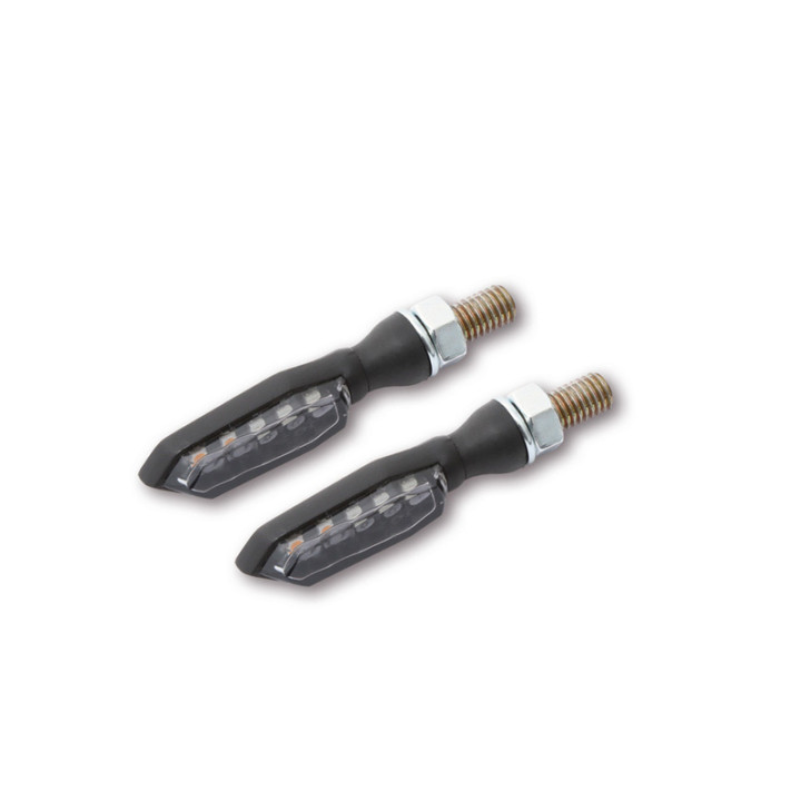 Feu arrière/clignotant LED Highsider pro Sonic-X1 3en1 homologué - la paire