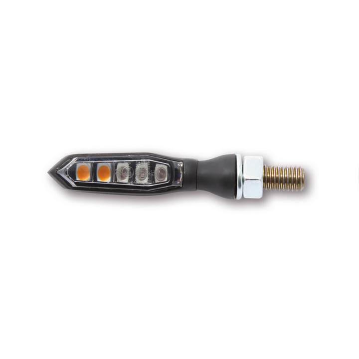 Feu arrière/clignotant LED Highsider pro Sonic-X1 3en1 homologué - la paire