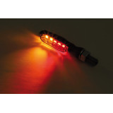 Feu arrière/clignotant LED Highsider pro Sonic-X1 3en1 homologué - la paire