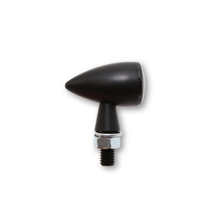 Clignotants LED + feu stop et feu de position Highsider pro Montana Bullet 3en1 – noir mat – la paire