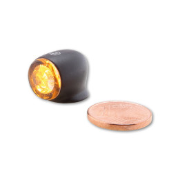 Feu arrière/clignotant LED Highsider pro Proton Two 3en1 homologué - verre fumé - la paire