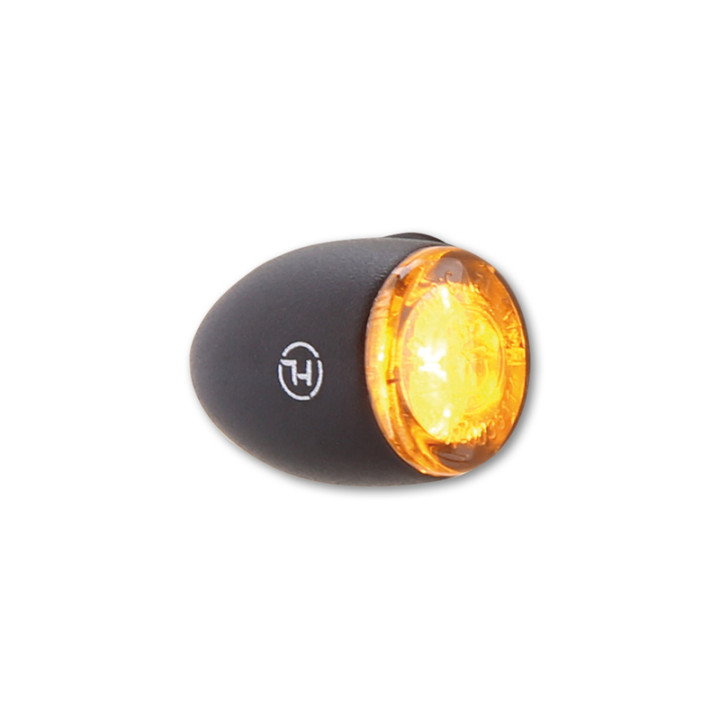 Clignotant LED Highsider pro Proton Two homologué - verre fumé - la paire