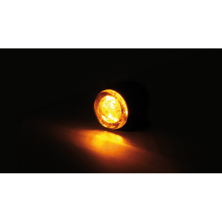 Feu arrière/clignotant LED Highsider pro Proton Two 3en1 homologué - verre fumé - la paire