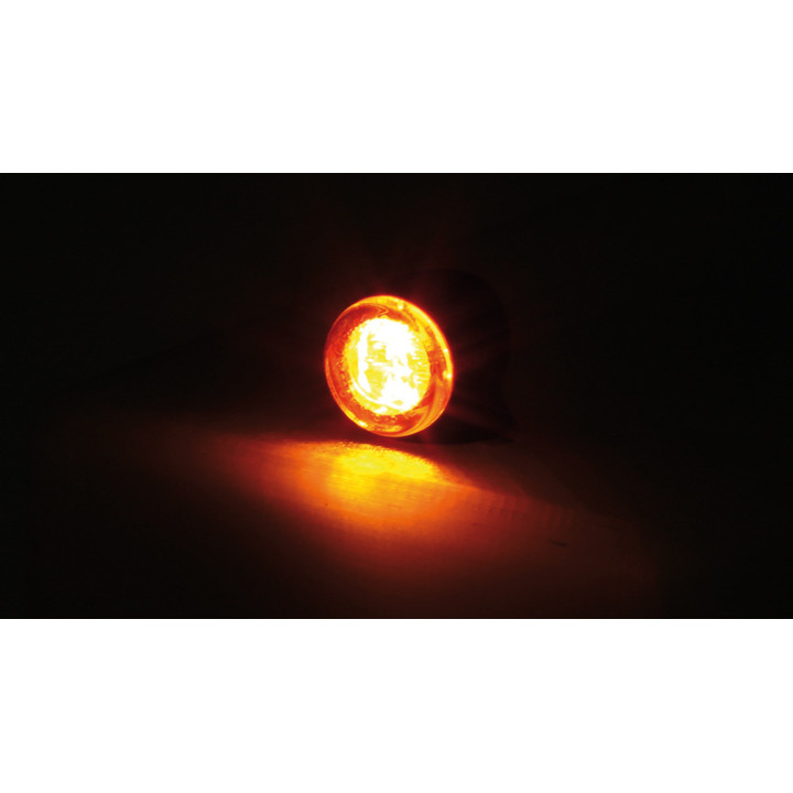 Feu arrière/clignotant LED Highsider pro Proton Two 3en1 homologué - verre fumé - la paire