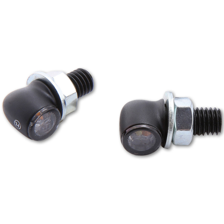 Clignotant LED Highsider pro Proton Two homologué - verre fumé - la paire