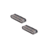 Clignotant/feu de position LED Highsider pro Star-MX1 Pro Module 2en1 homologué - verre fumé - la paire
