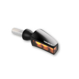 Clignotant LED Highsider pro Stealth-X Flight homologué - verre fumé - la paire