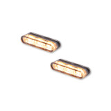Clignotant/feu de position LED Highsider pro Star-MX1 Pro Module 2en1 homologué - verre fumé - la paire