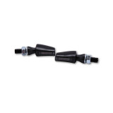 Clignotant LED Highsider pro Stealth-X Flight homologué - verre fumé - la paire