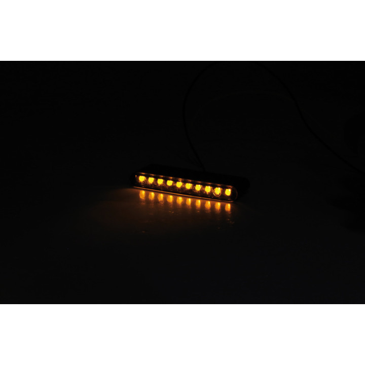 Clignotant séquentiel LED Highsider pro Stripe-Run homologué - la paire