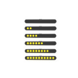 Clignotant séquentiel LED Highsider pro Stripe-Run homologué - la paire