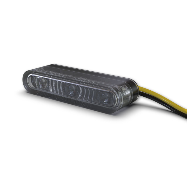 Clignotants LED Highsider pro - Star-MX1 PRO - noir/fumé - homologué E - la paire