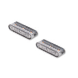 Clignotants LED Highsider pro - Star-MX1 PRO - noir/fumé - homologué E - la paire