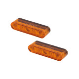 Clignotants LED Highsider pro - Star-MX1 PRO - noir/orange - homologué E - la paire