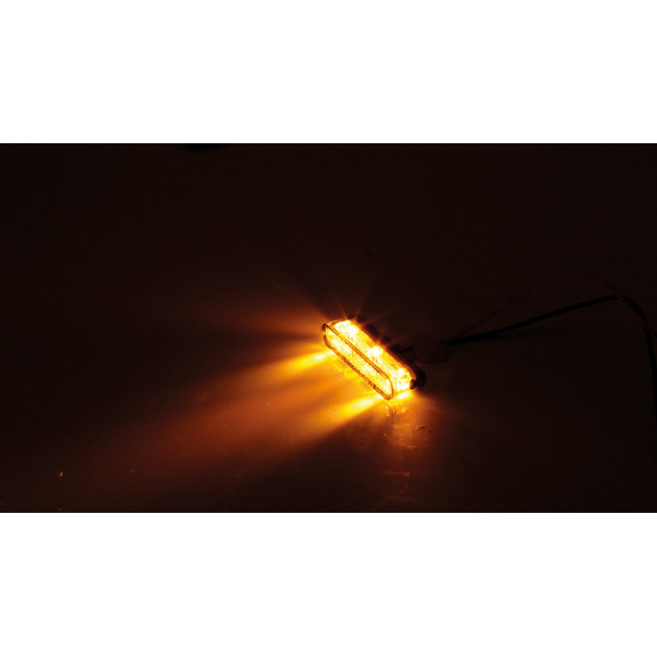 Clignotants LED Highsider pro - Star-MX1 PRO - noir/fumé - homologué E - la paire