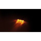 Clignotants LED Highsider pro - Star-MX1 PRO - noir/orange - homologué E - la paire