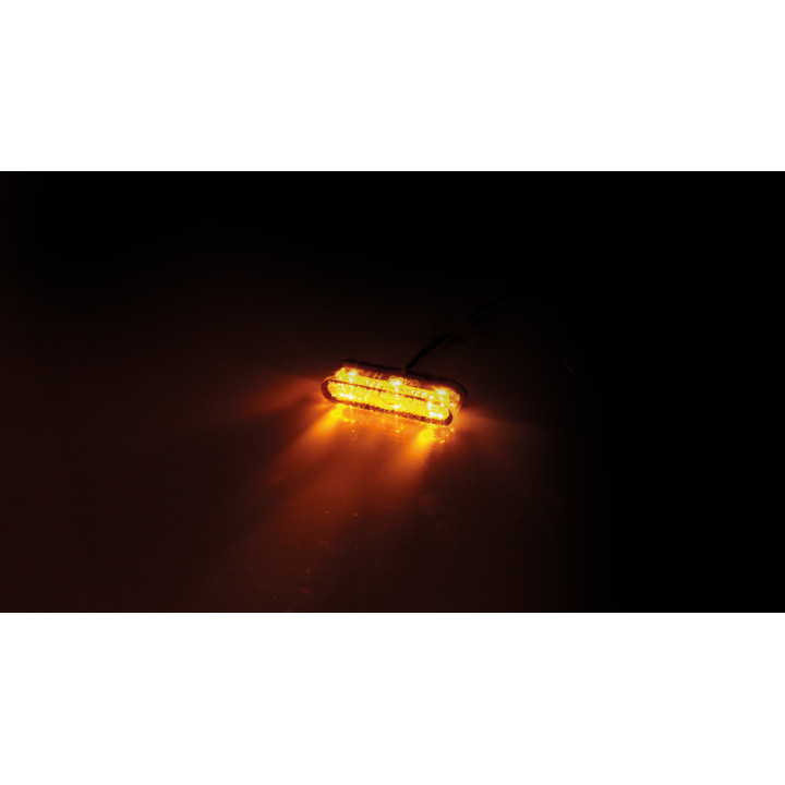 Clignotants LED Highsider pro - Star-MX1 PRO - noir/orange - homologué E - la paire