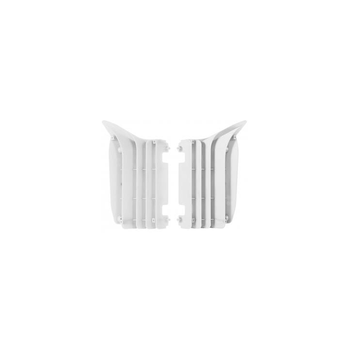 Cache radiateur Polisport blanc Yamaha yz250f | Oxmoto