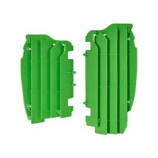 Cache radiateur Polisport vert Kawasaki kx450f | Oxmoto