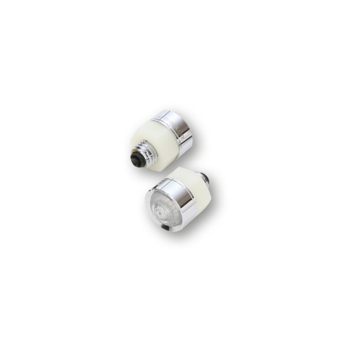 Clignotants LED Highsider pro - Mono - chromé/translucide - homologué E - la paire