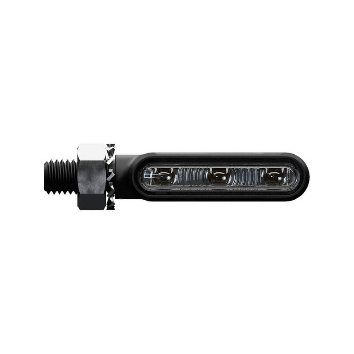 Clignotants LED Highsider pro Ventura-Trek – noir mat – la paire