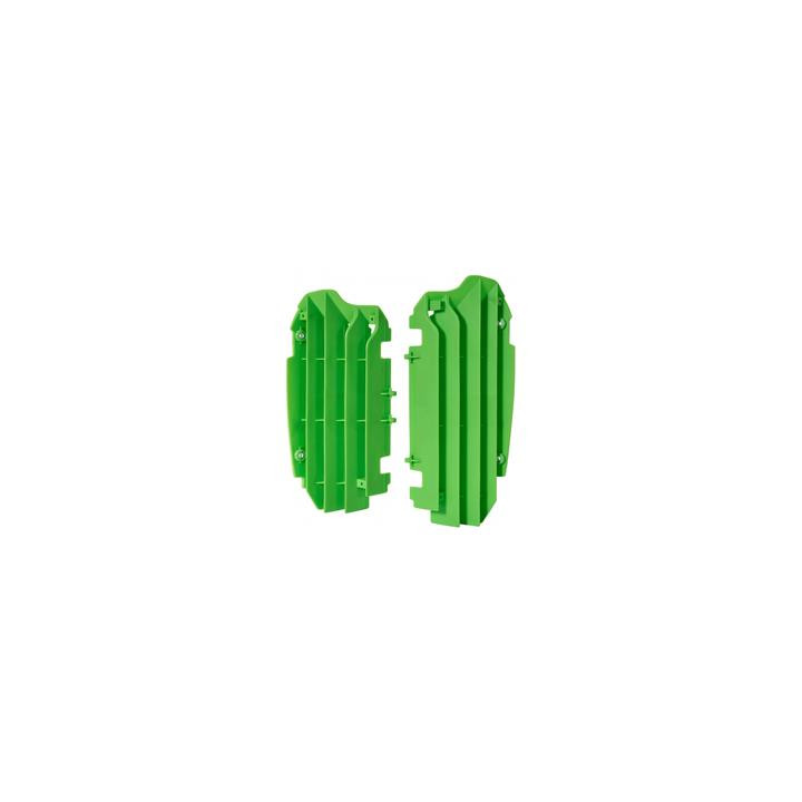 Cache radiateur vert Kawasaki kx250f | Oxmoto