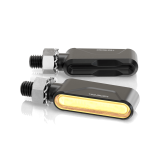 Clignotants LED Highsider pro Ventura-Trek – noir mat – la paire