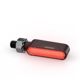 Clignotants LED + feu stop et feu de position Highsider pro Ventura-Trek pour embout de guidon 3en1 – noir mat – la paire