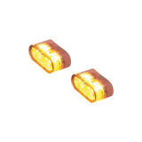 Feu arrière/clignotant LED Highsider pro Little Star-MX Pro Module 3en1 homologué - verre fumé - la paire