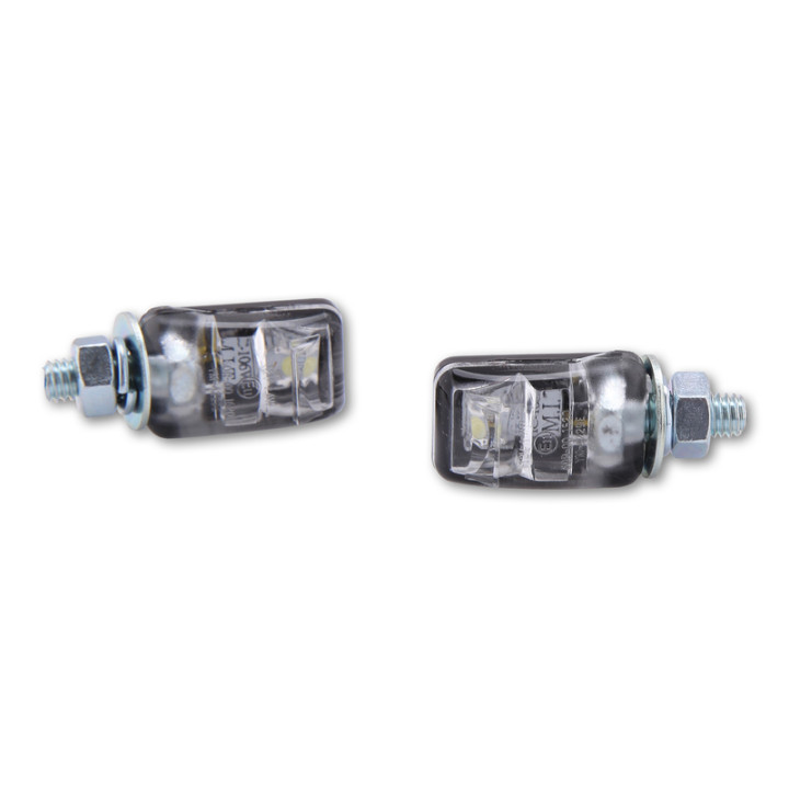 Éclairage de plaque LED Highsider smart Picco - noir - la paire