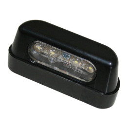 Éclairage de plaque LED Highsider smart plastique ABS - noir - à l'unité