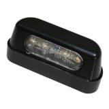 Éclairage de plaque LED Highsider smart plastique ABS - noir - à l'unité