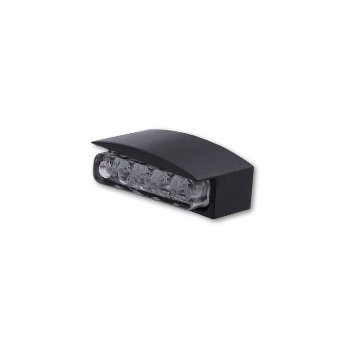 Éclairage de plaque LED Highsider smart Mini - noir - à l'unité 256-037