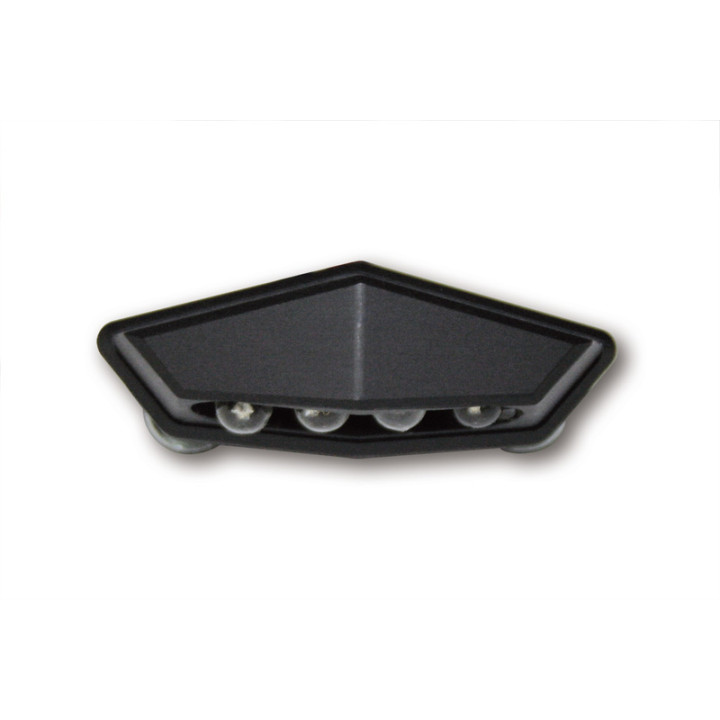 Éclairage de plaque LED Highsider smart Quadro - noir - à l'unité