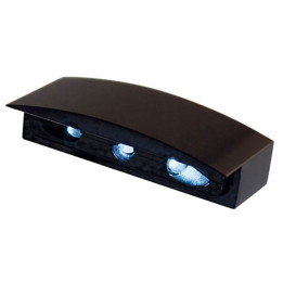 Éclairage de plaque LED Highsider smart Micro avec boîtier aluminium - noir - à l'unité