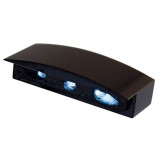 Éclairage de plaque LED Highsider smart Micro avec boîtier aluminium - noir - à l'unité