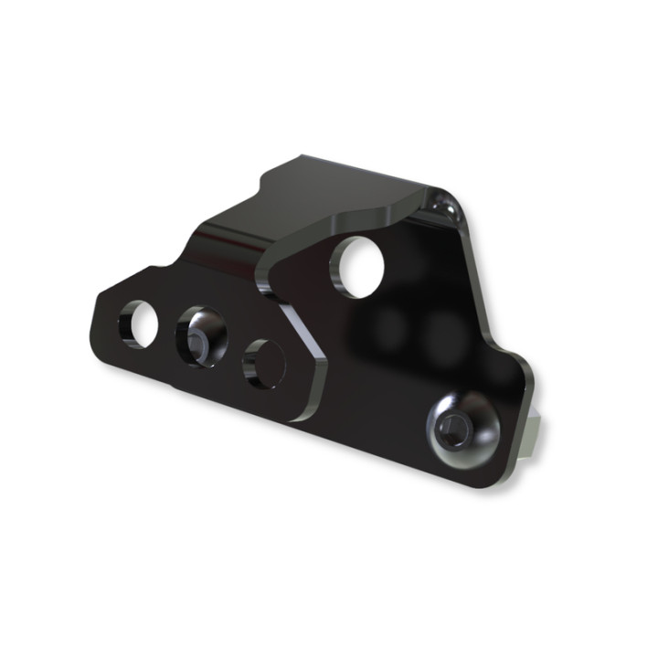 Support de plaque Highsider pro avec éclairage de plaque - S - noir - à l'unité