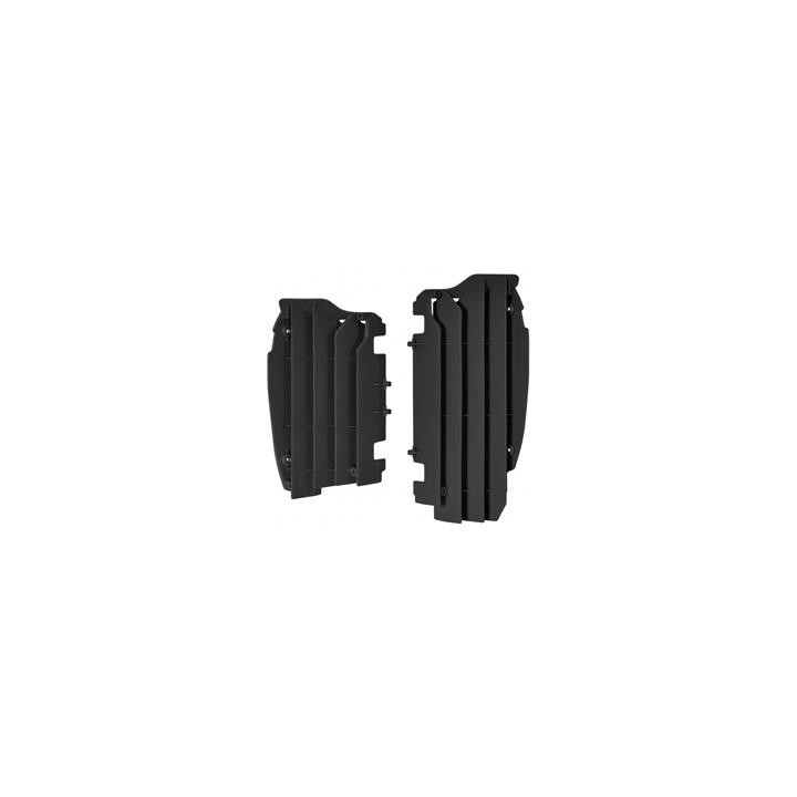 Cache radiateur Polisport noir Kawasaki KX450F | Oxmoto