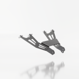 Support de plaque Highsider pro Akron-RS - Honda 280-612HP