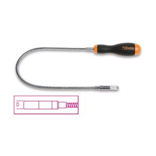 Doigt magnétique flexible Beta avec éclairage à led | Oxmoto