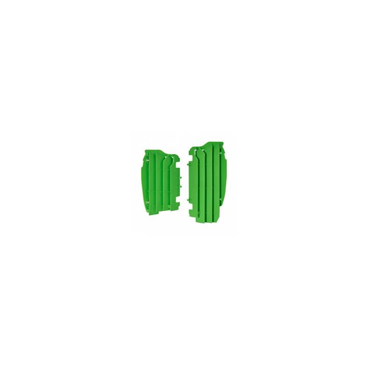 Cache radiateur Polisport vert Kawasaki KX450F | Oxmoto